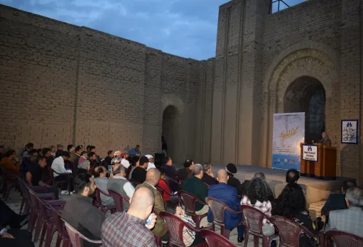 مسرح بابل في ليلة من ليالي المهرجان
